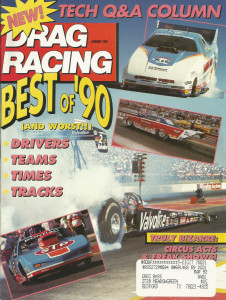 DRAG RACING 1991 JAN - 90s BEST, BRISTOL, CHIEF NATS, BLUE RACER